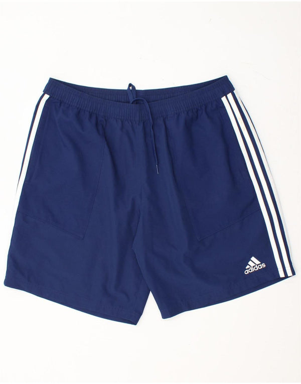 Pantaloni scurți ADIDAS Climalite Sport XL Bleumarin Poliester