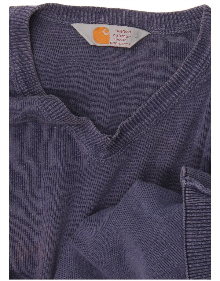 Pulover cu decolteu în V Carhartt pentru bărbați, 2XL, bleumarin