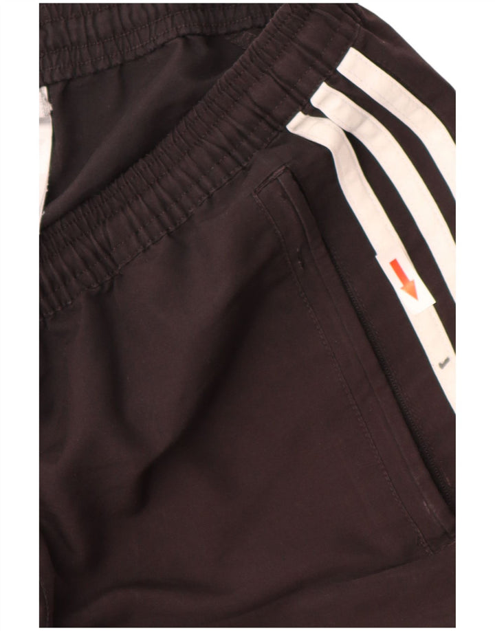 Pantaloni scurți sport adidas băieți 11-12 ani poliester negru