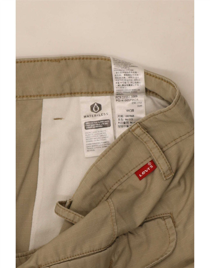 Pantaloni scurti cargo pentru bărbați Levi's W38 XL, bumbac, bej