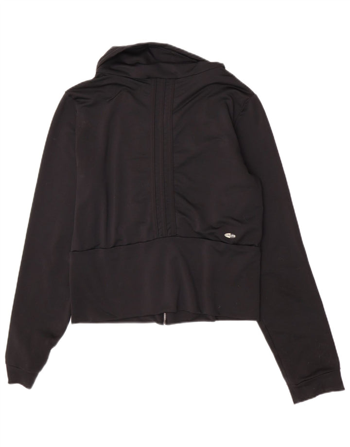 Jachetă de top pentru trening Adidas Clima 365 pentru femei UK 14 Poliester mediu negru