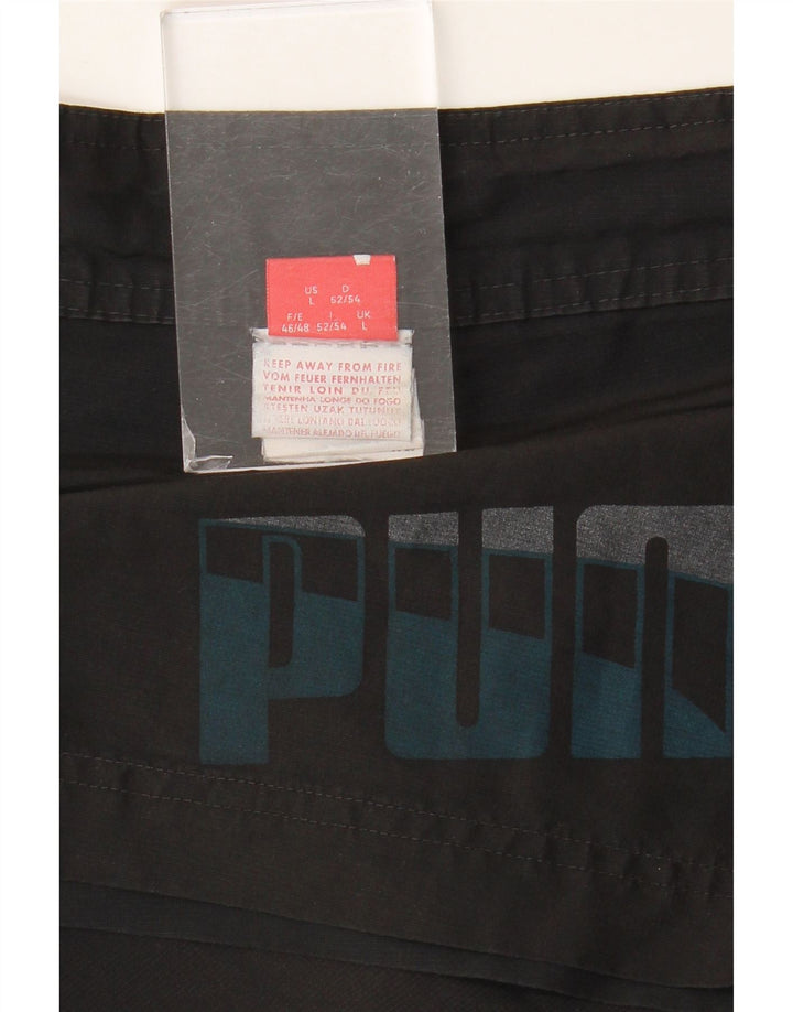Pantaloni scurți de înot Puma pentru bărbați, mari, negru