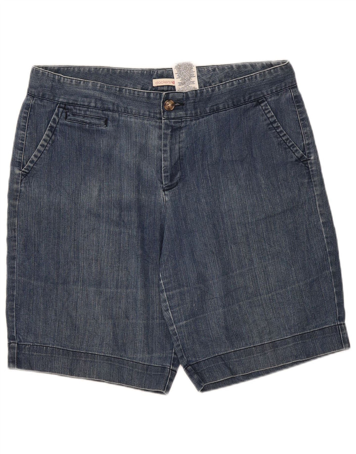 Pantaloni scurti denim Dockers pentru femei US 14 XL W36 Bumbac albastru