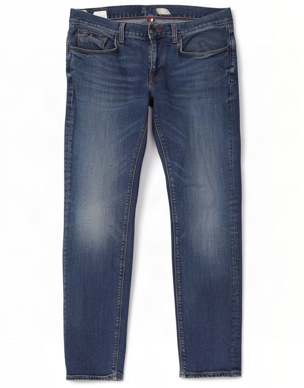 Blugi skinny pentru bărbați Tommy Hilfiger W32 L32 bumbac albastru