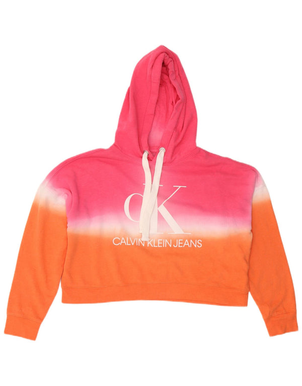 CALVIN KLEIN Pulover supradimensionat pentru femei UK 14 Medium Multicolor