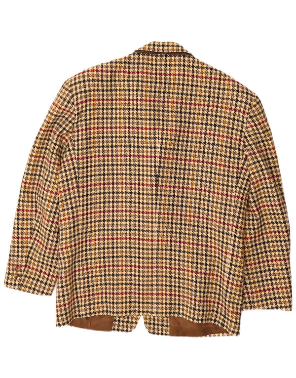 BYBLOS Jachetă pentru bărbați cu 2 nasturi IT 52 XL, bej, lână cu picior de gală