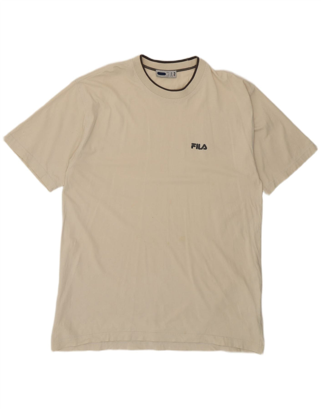 Tricou Bărbați Fila Top XL Bej Bumbac