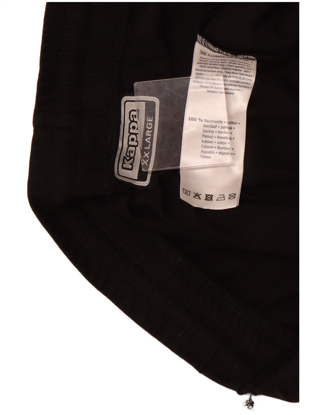 Pantaloni scurți sport KAPPA pentru bărbați 2XL bumbac negru