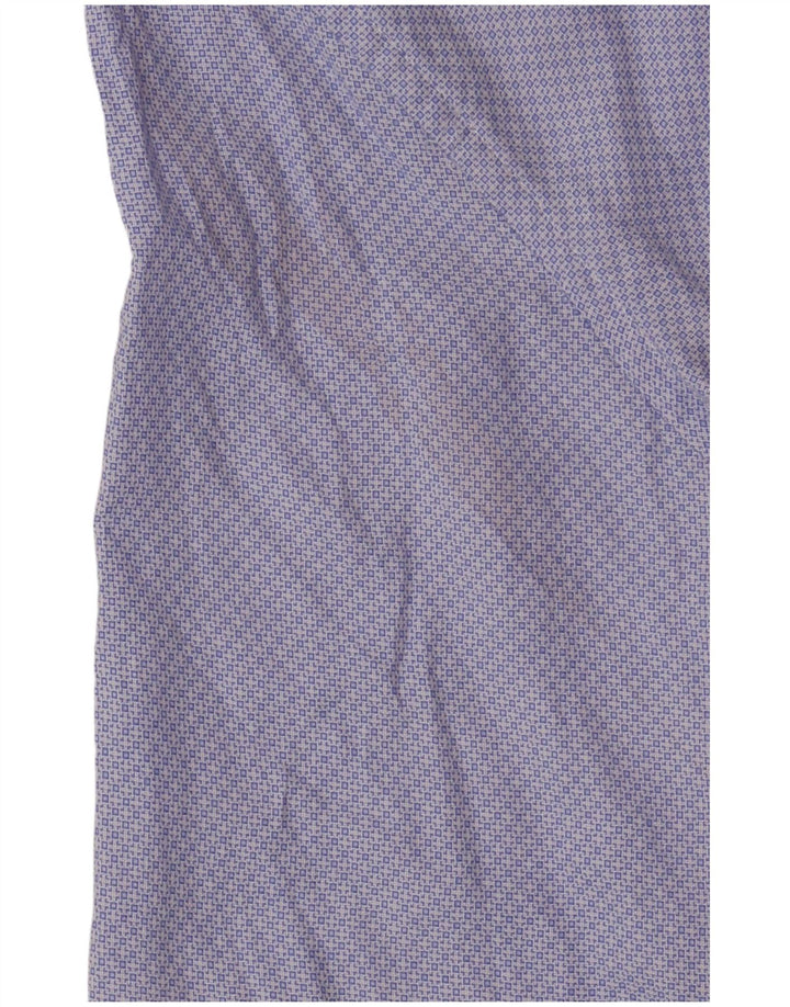 Cămașă Dack's Slim Fit pentru bărbați, mare, albastru Argyle/Diamond Bumbac