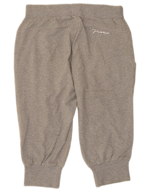 Bermude Sport Puma pentru femei UK 14, mare, gri, bumbac cu pete