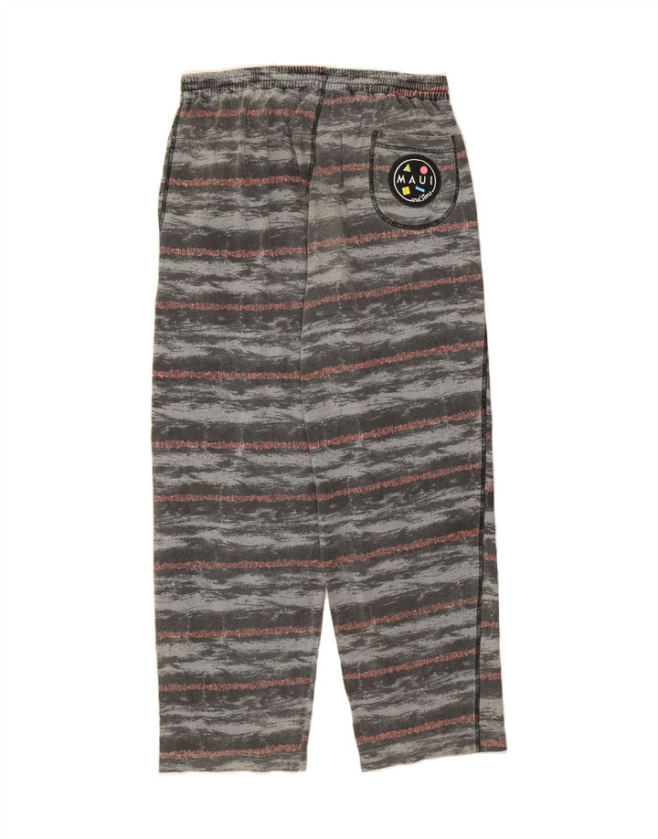MAUI AND SONS Mens Tracksuit Trousers Medium Grey Striped Vintage Maui and Sons and Second-Hand Maui and Sons from Messina Hembry 
