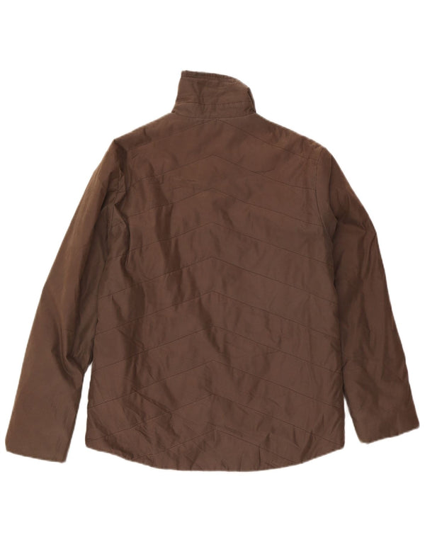 Jachetă căptușită pentru femei Fila UK 10 Small Brown Poliester