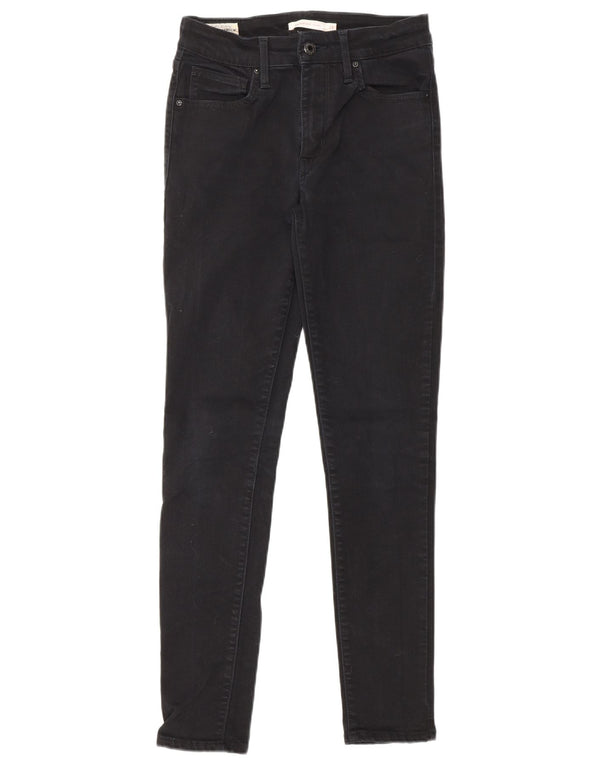 Blugi skinny cu talie mare 721 LEVI'S pentru femei L27 L30 bumbac negru