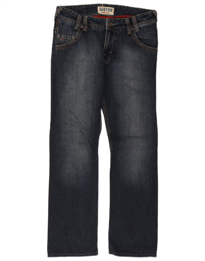 Blugi drepti pentru femei Burton W32 L30 bumbac bleumarin