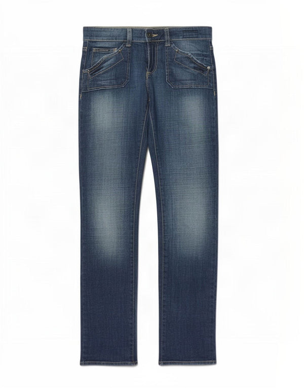 Blugi slim pentru femei Calvin Klein W30 L30 bumbac albastru