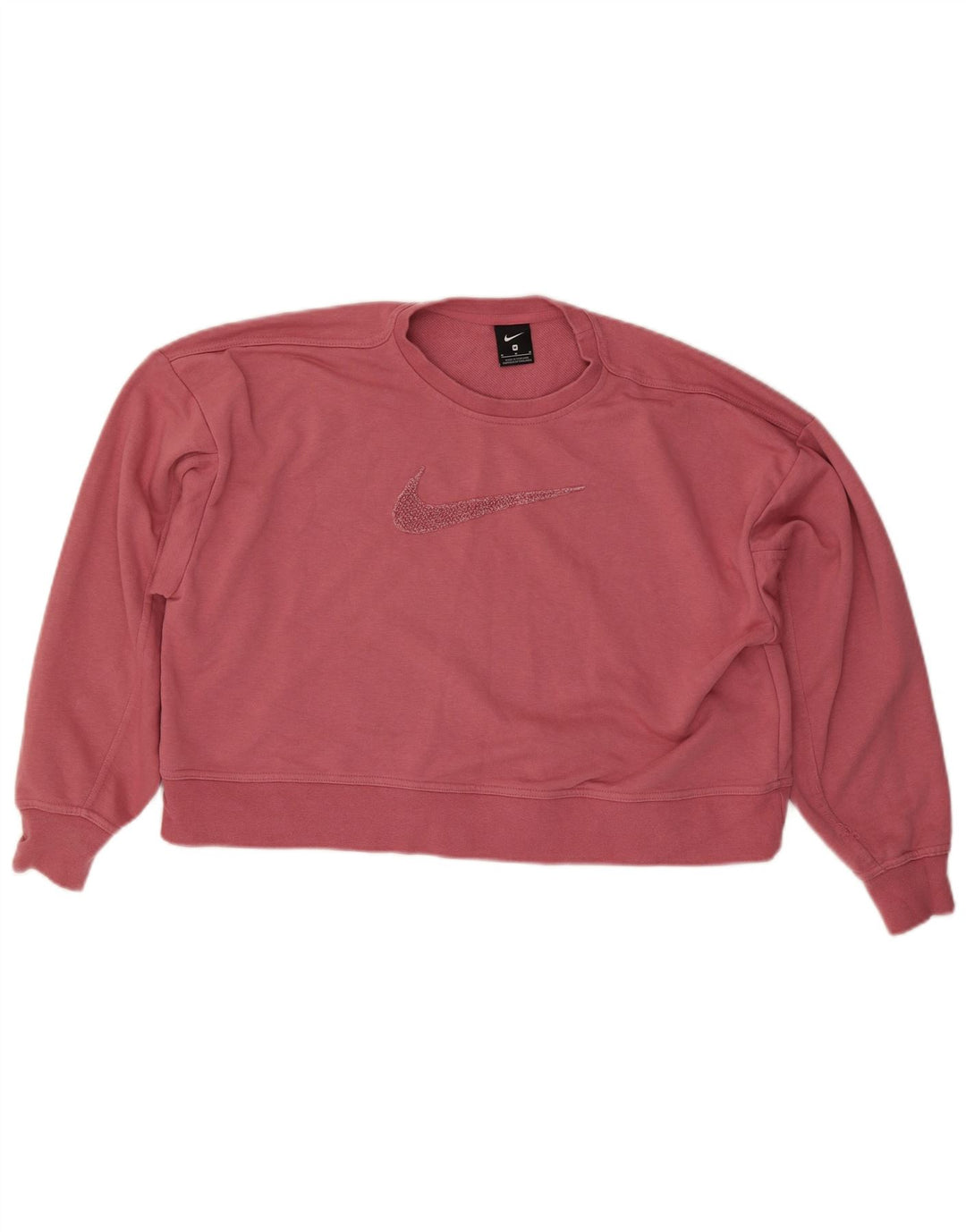 Pulover pentru femei Nike Oversized Crop Graphic Pulover UK 14 Roz mediu