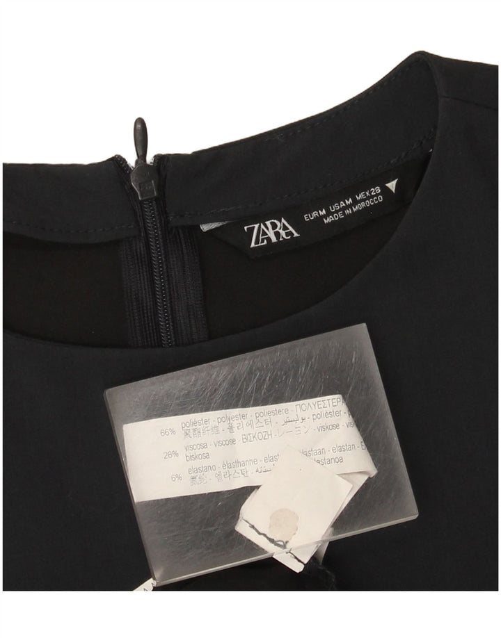 Rochie teacă pentru femei Zara UK 12 Medium Bleumarin Poliester