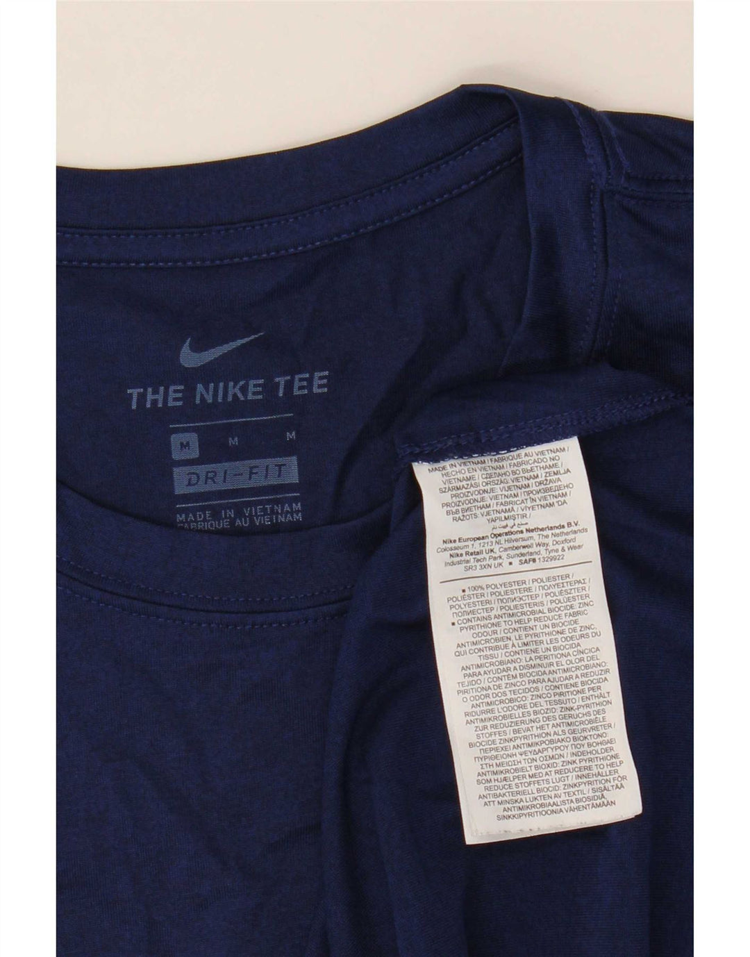 Tricou grafic Nike Dri Fit pentru bărbați Top Mediu Poliester bleumarin