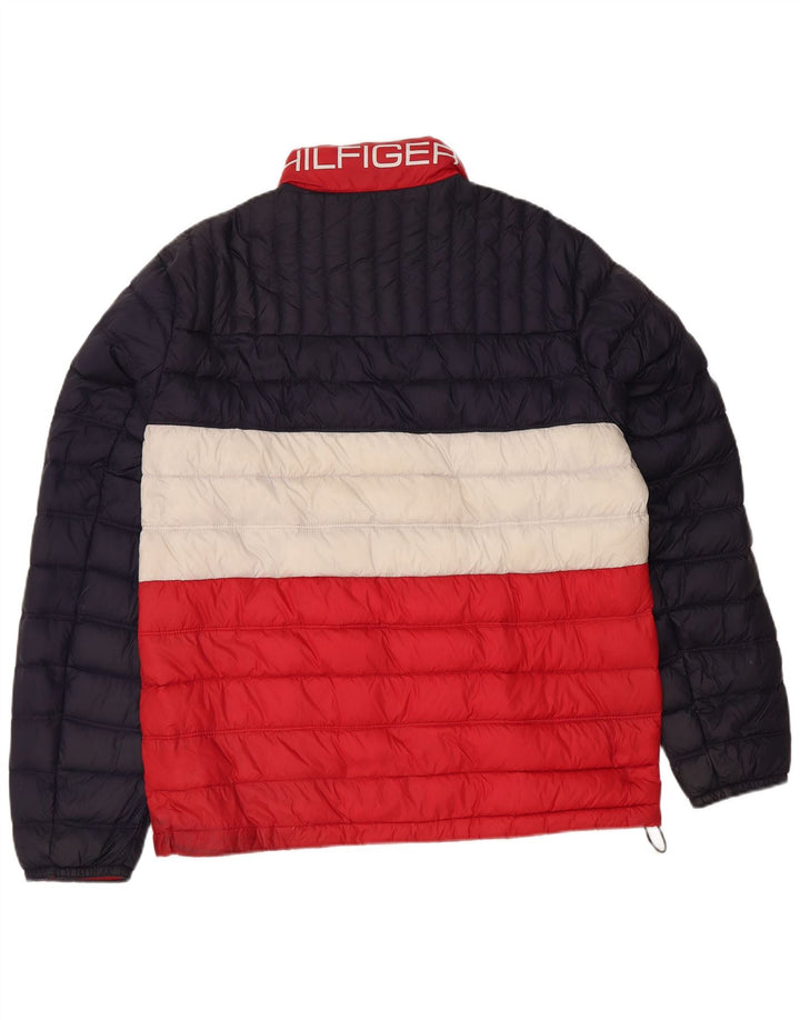 Jachetă căptușită pentru bărbați Tommy Hilfiger UK 38 Medium Bleumarin Colorblock
