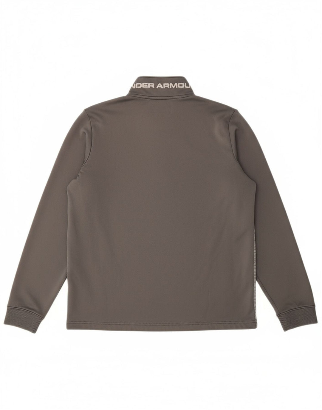 UNDER ARMOUR Mens Cold Gear Sweatshirt Jumper Medium Grey Colourblock