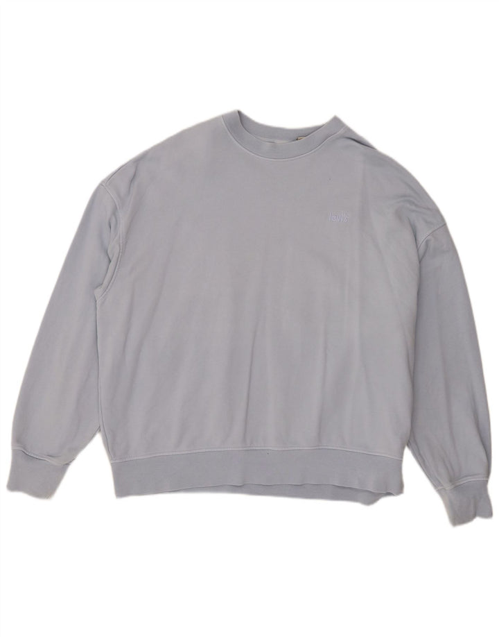 Pulover pentru bărbați Levi's Loose Fit, albastru mediu