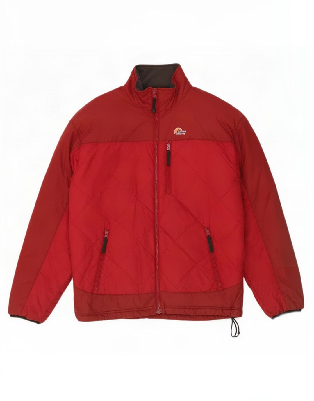 Jachetă căptușită pentru bărbați Lowe Alpine UK 38 Medium Red Colorblock Nylon