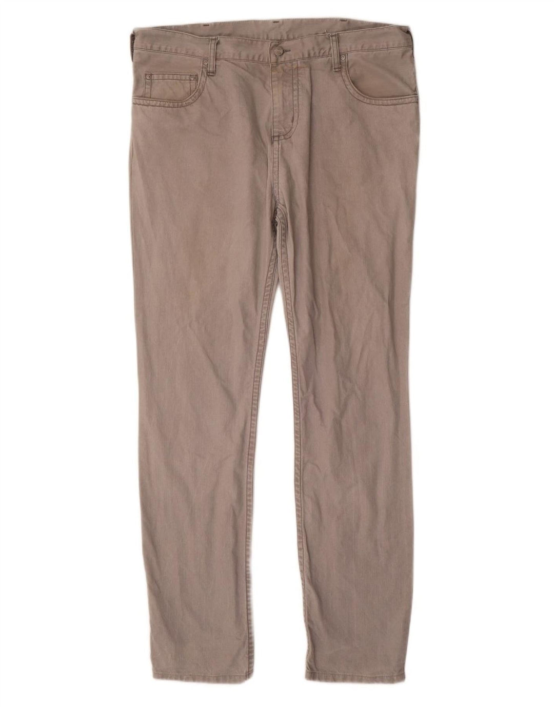 CARHARTT Pantaloni slim casual pentru bărbați W36 L34 bumbac gri