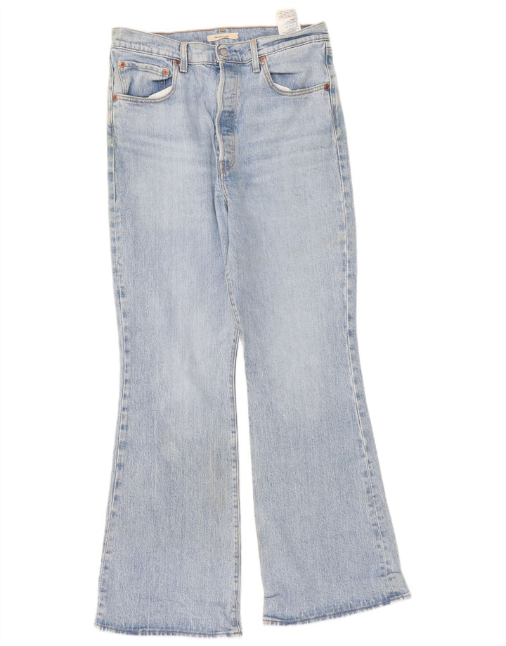 Blugi evazați Ribcage Levi's pentru femei W31 L32 Bumbac albastru