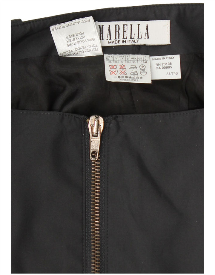 MARELLA Womens Straight Skirt UK 10 Small W28 Grey Polyester