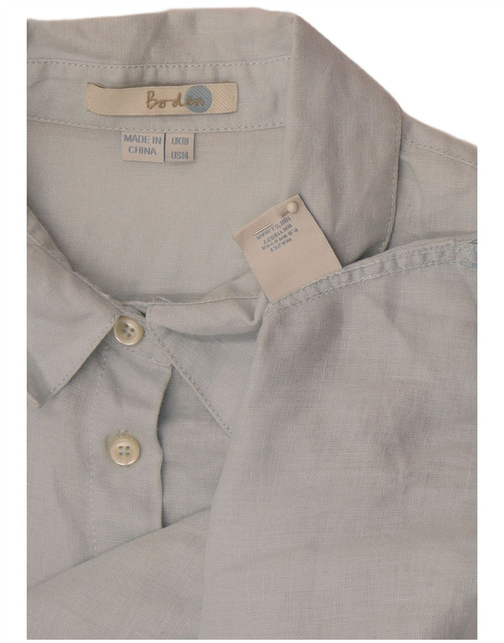 Cămașă Boden pentru femei UK 18 XL Blue Linen