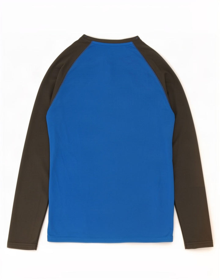 Mountain Warehouse IsoCool Top cu mânecă lungă pentru bărbați, albastru, color block