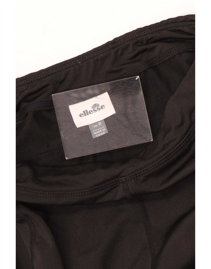 Leggings Capri pentru femei Ellesse UK 8 Small Black