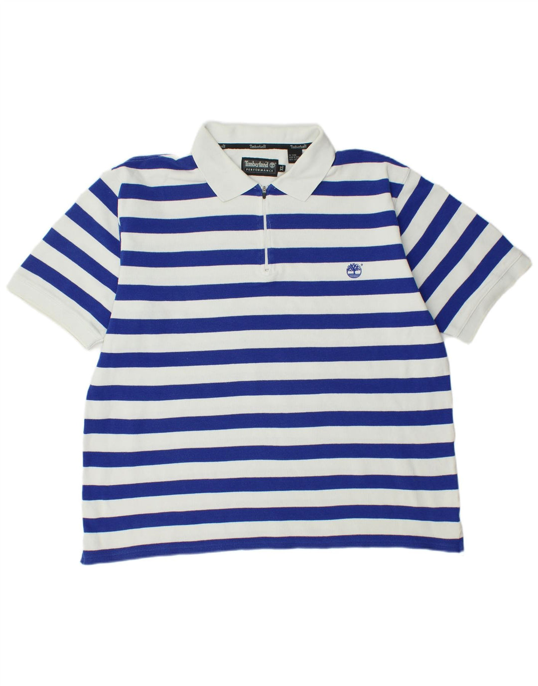 Tricou polo pentru bărbați TIMBERLAND XL, bumbac cu dungi albastre