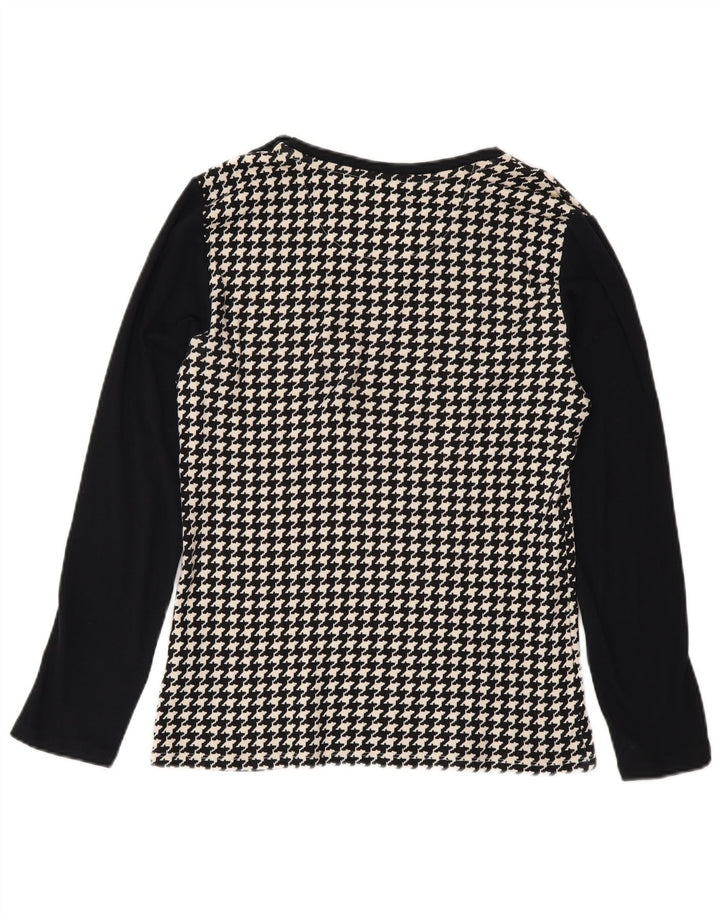 Bluză pentru femei Ralph Lauren, UK 12, bumbac cu picior de gală mediu negru