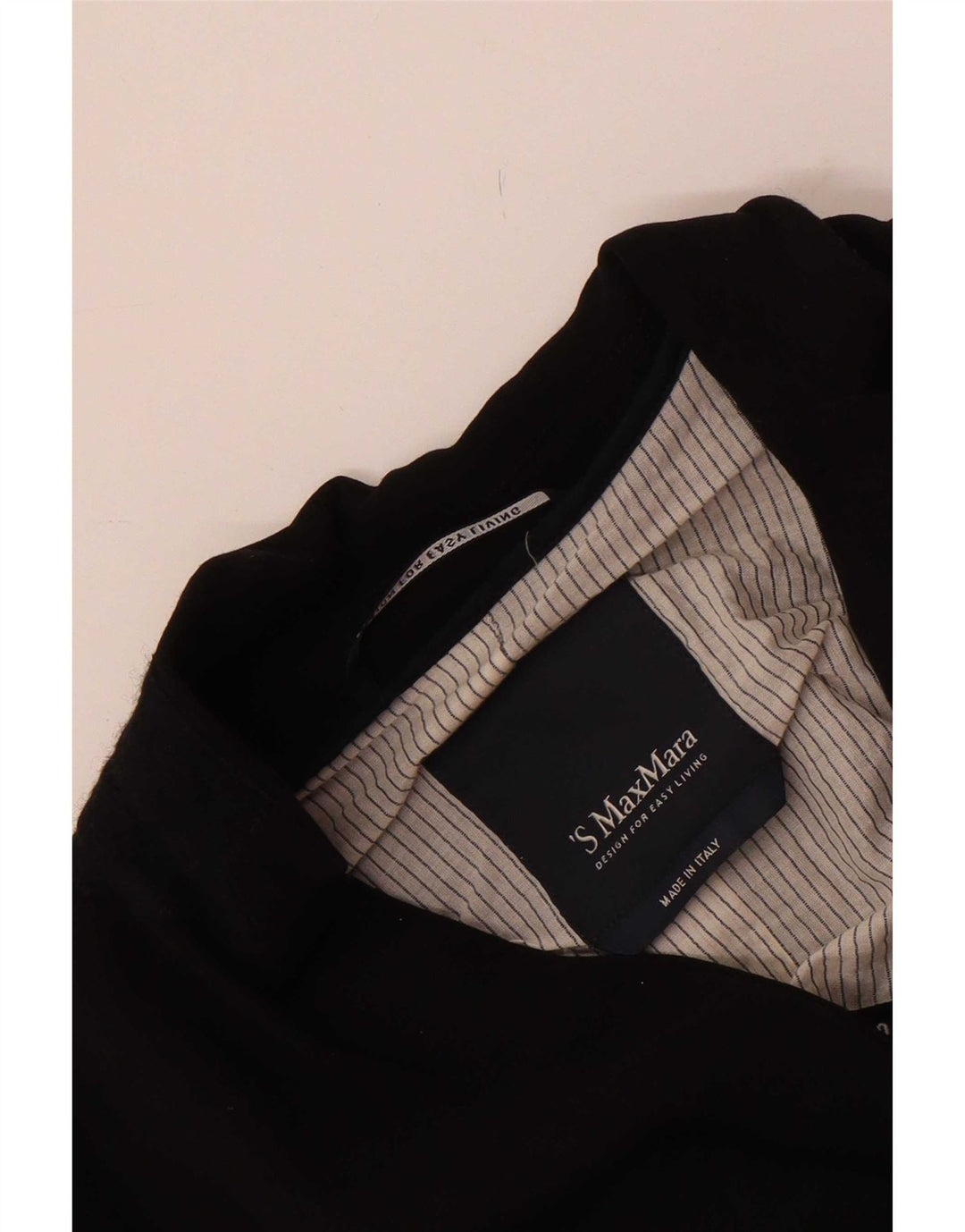 Blazer pentru femei Max Mara cu 3 nasturi UK 4 XS Negru