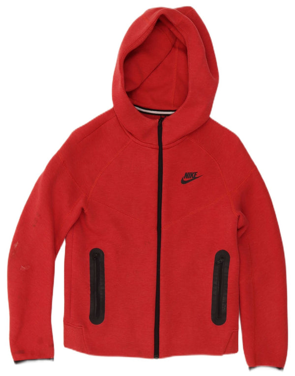 Pulover Nike pentru băieți, cu fermoar, 10-11 ani, bumbac roșu mediu