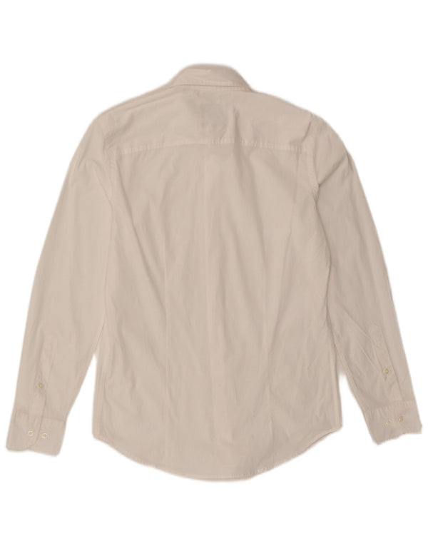 Cămașă pentru bărbați Sisley Slim Fit Mărimea 40 15 3/4 Medium Alb