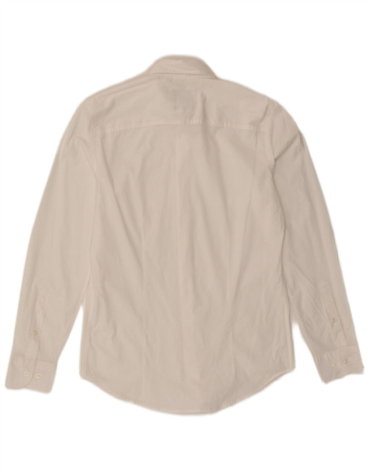 Cămașă pentru bărbați Sisley Slim Fit Mărimea 40 15 3/4 Medium Alb