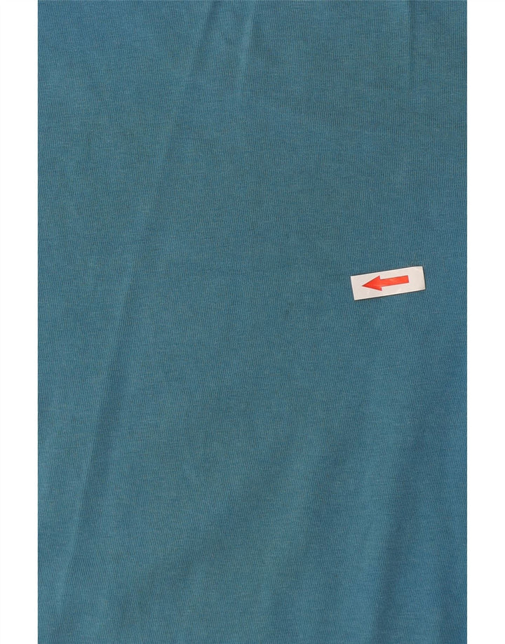 Tricou pentru bărbați Lyle & Scott Top mic albastru din bumbac color bloc
