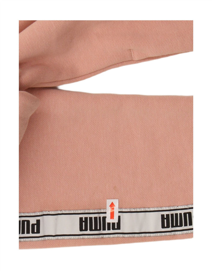 Jachetă PUMA pentru fete, cu grafică, 11-12 ani, bumbac roz