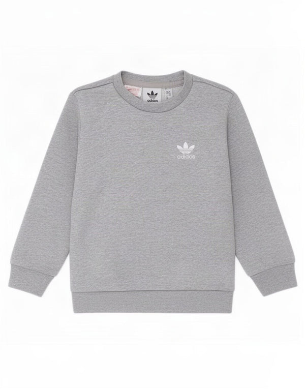 Adidas Băieți Pulover Pulover 2-3 Ani Gri Bumbac