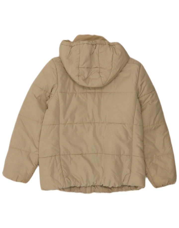 Jachetă căptușită cu glugă pentru femei Marks & Spencer UK 12 Medium Off White