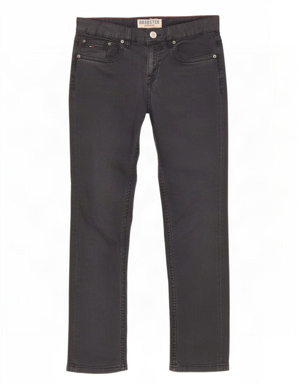 Pantaloni casual slim pentru femei Tommy Hilfiger W29 L32 bumbac gri