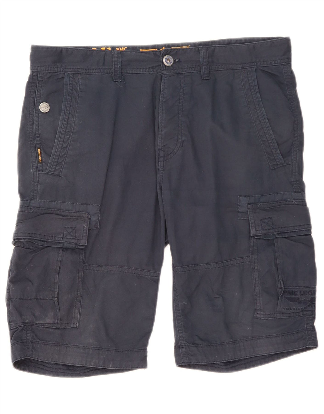 Pantaloni scurți cargo Pme Legend pentru bărbați W34, mari, albastru, bumbac