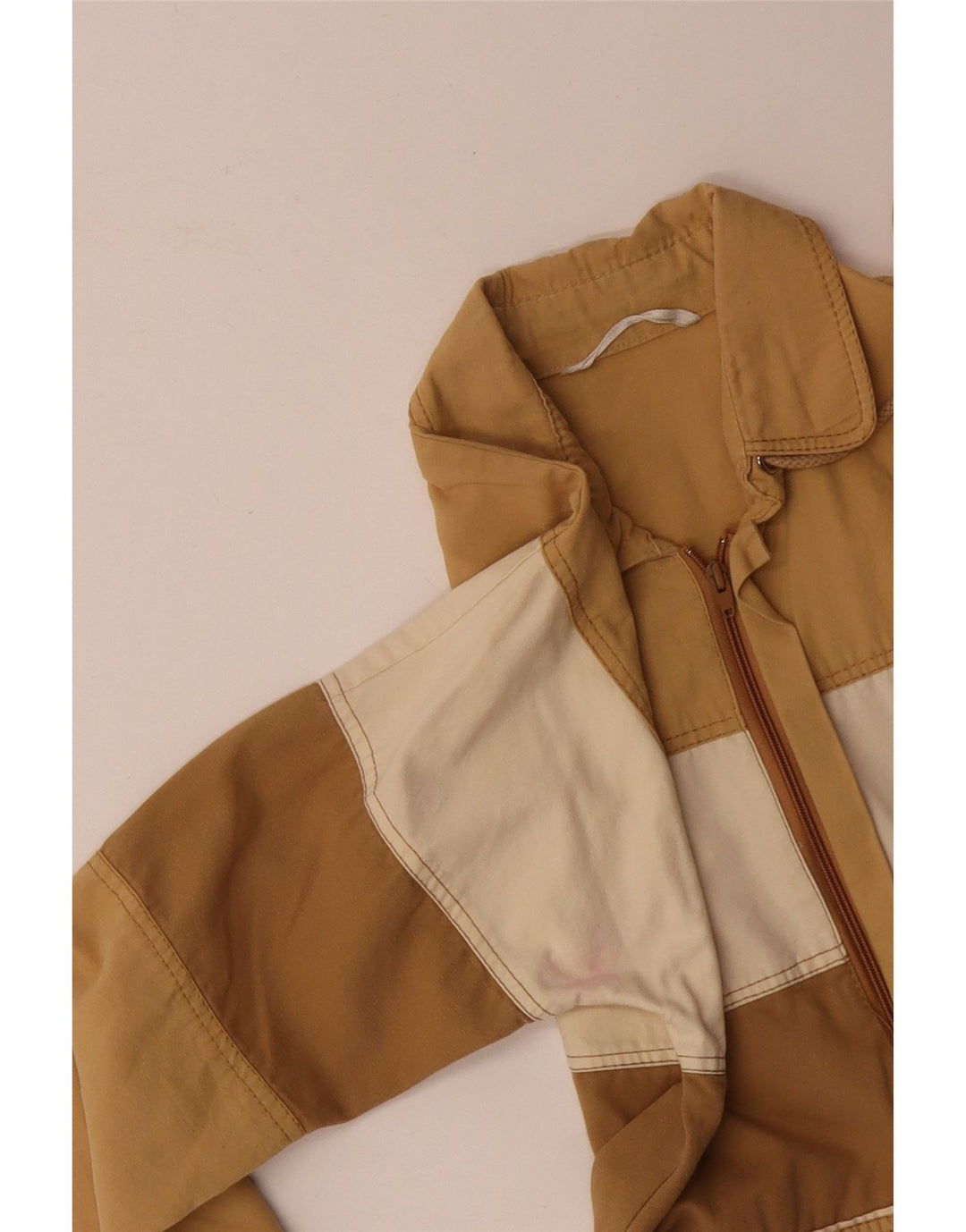 Jachetă Bomber Vintage pentru bărbați UK 36 Mic galben Colorblock
