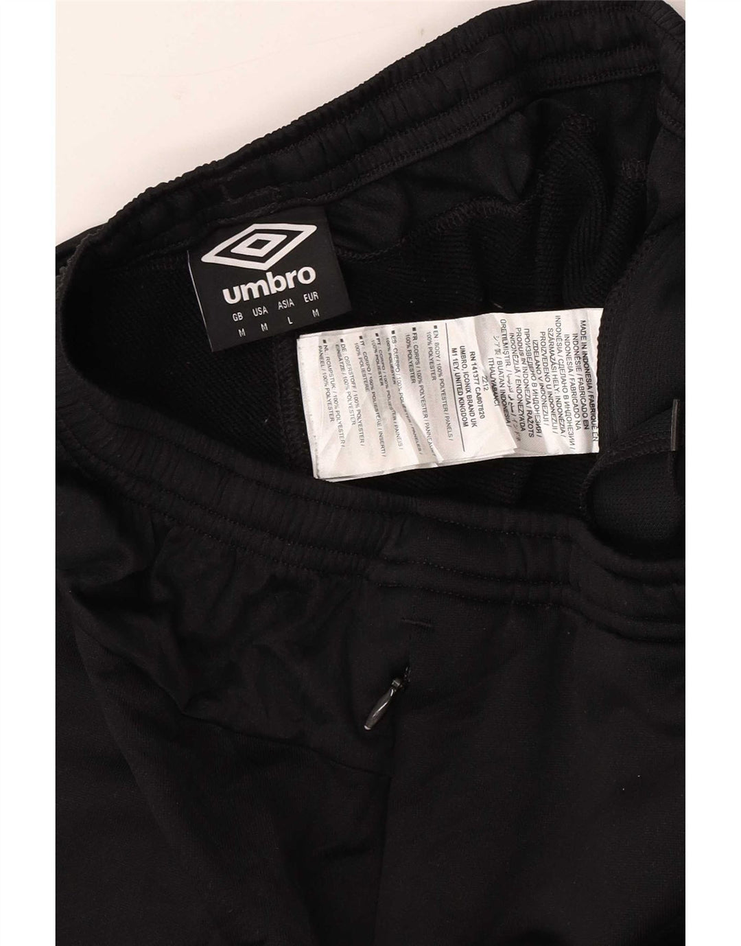 Umbro pentru bărbați Burnley F.C. Pantaloni de trening grafic poliester mediu negru