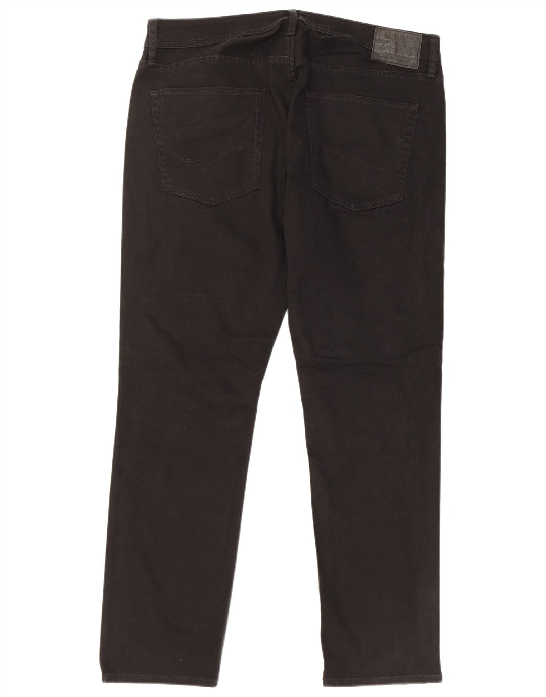 JACK & JONES Blugi Tim Slim pentru bărbați W36 L32 bumbac negru