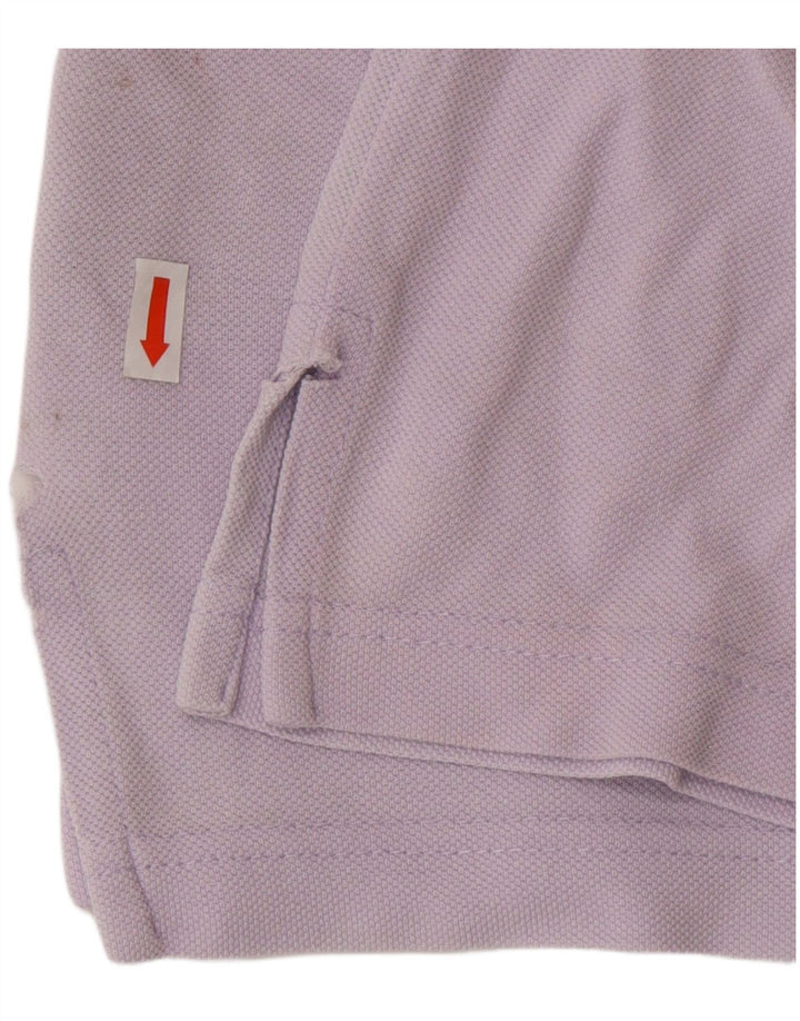 MURPHY & NYE Tricou polo pentru femei UK 10 Bumbac violet mic