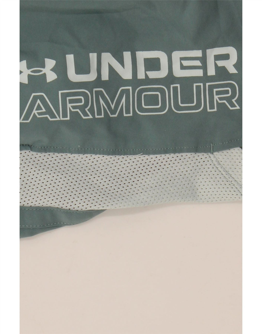 Pantaloni scurți sport grafic Under Armour pentru bărbați, verde mediu, color block