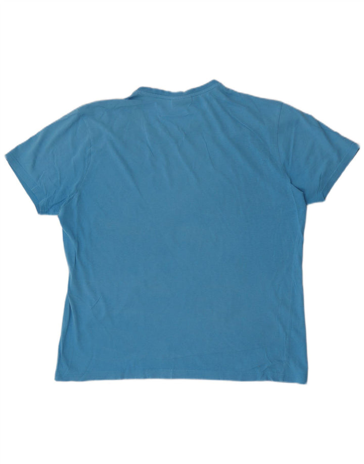 Tricou grafic pentru bărbați Kappa Top mare albastru